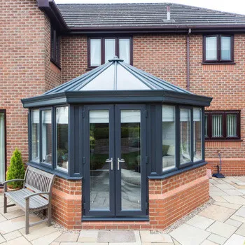 
Topwindow Prefabricated Heat Insulated Laminated Glass Conservatory Sunroom Aluminum Frame Winter Garden CostSunroom Kit 