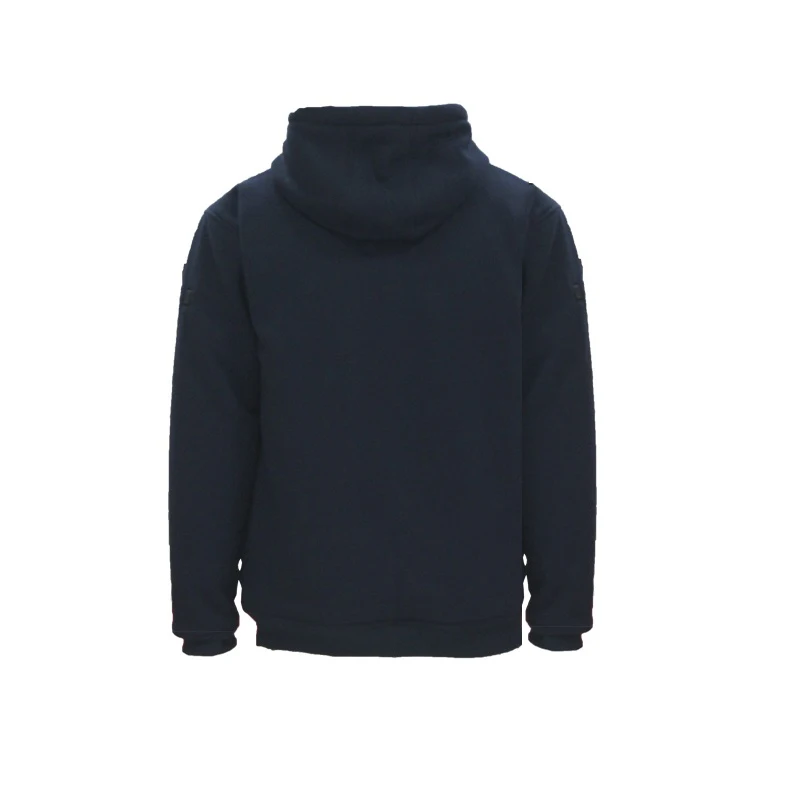 Heated Hoodie Jacket Winter Rechargeable Battery Powered Fleece Cotton Shell Racer Jacket for Winter Regular Clothing Length