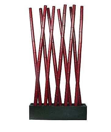 3m red plastic bamboo poles at home decoration green plastic coated bamboo poles bamboo fence