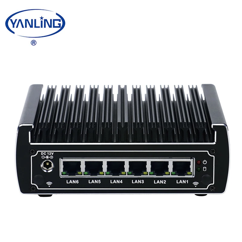 fanless computer ultra low power Intel I3 7100U firewall mini pc