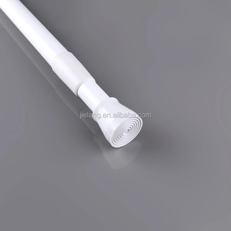 Extensible innerspring shower curtain rod(Aluminum PVC coated) /different color for your choices