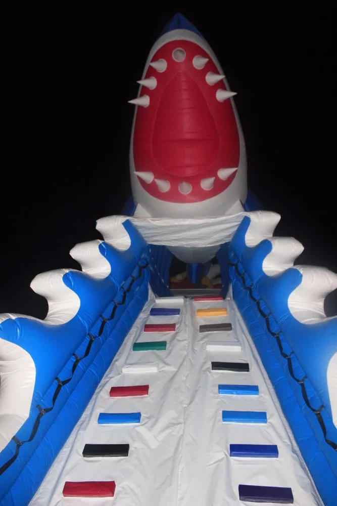 
Shark dragon commercial inflatable water slide with pool made of pvc tarpaulin from Guangzhou inflatable manufacturer 
