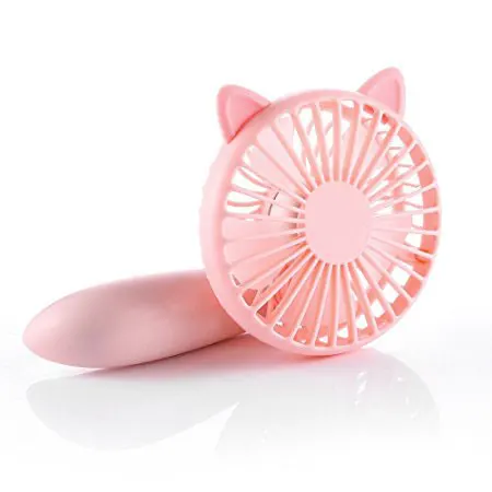 2020 hold Mini Handheld Personal Fan Rechargeable Battery Powered Portable Adjustable Table USB Fans Travel Cooler 1200mAh