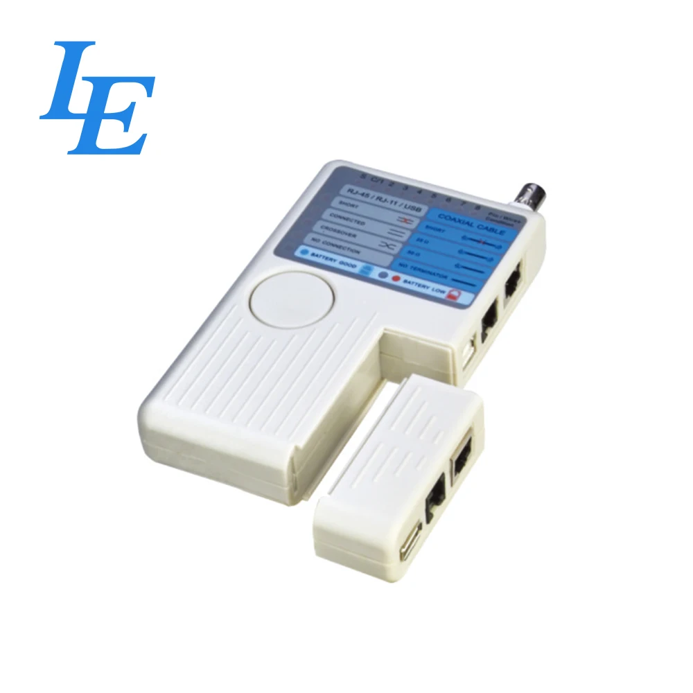 Network cable tester for RJ45 / BNC