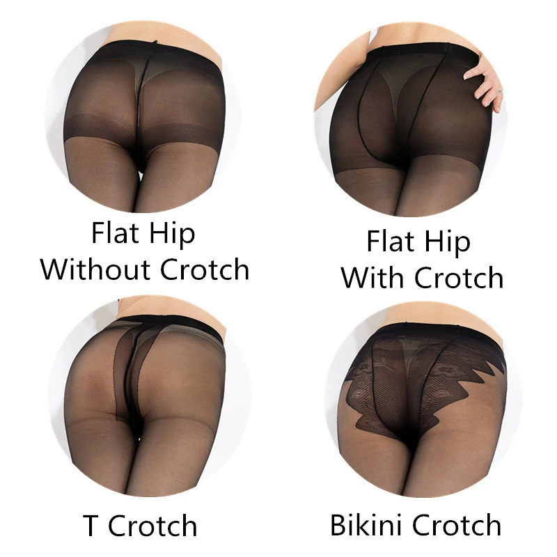 
Wholesale Lady Durable Core Wire Thin All Sheer Stockings Transparent Tights Pantyhose 