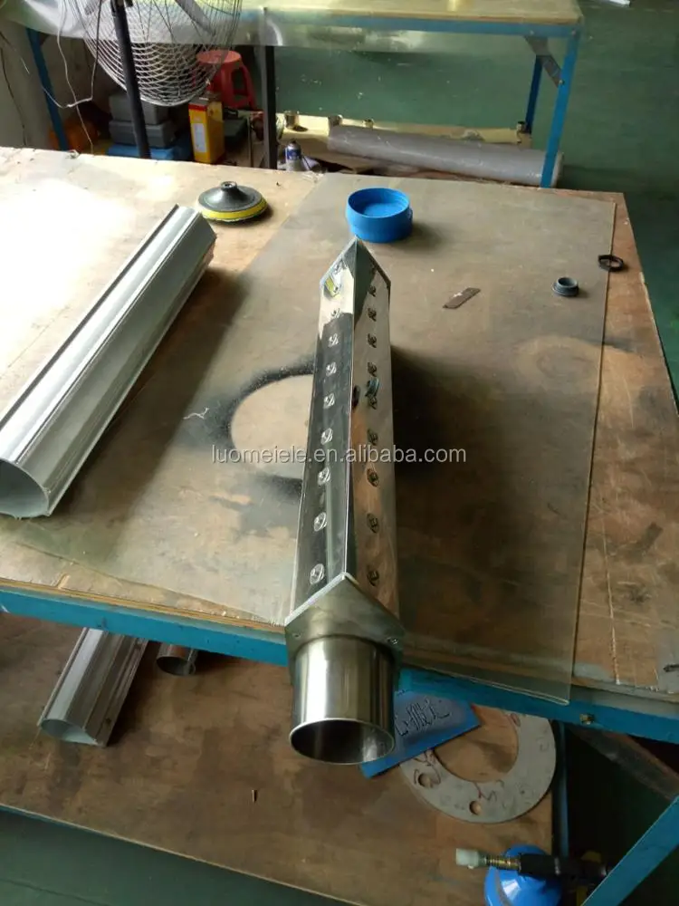 304SS customized length spray pretreatment drying wind jet air nozzle stainless steel air knife with blower driven