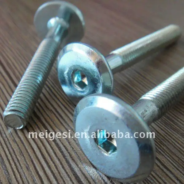 Болт с шестигранной головкой для мебели