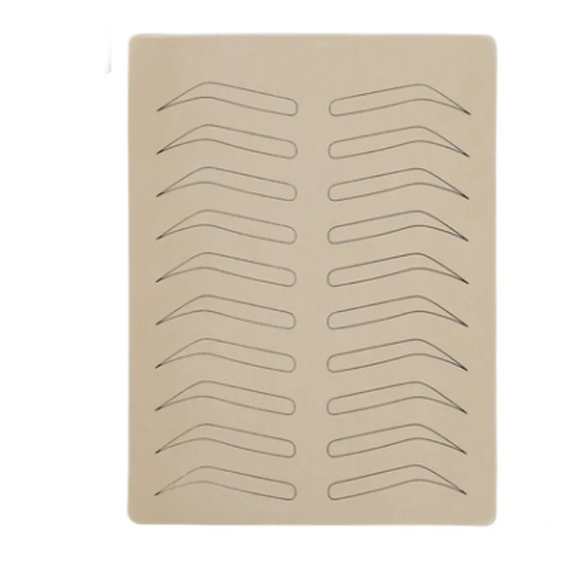 OEM service Silicon Tattoo Practice Skin microblading with eyebrow permanent makeup