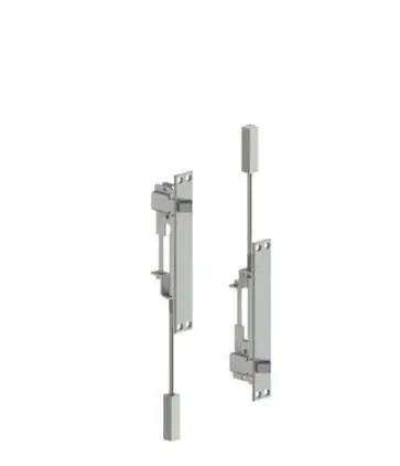 High Quality Security Adjustable Flush Bolt Door Construction Hardware Automatic Insert Flushbolt for Metal Door