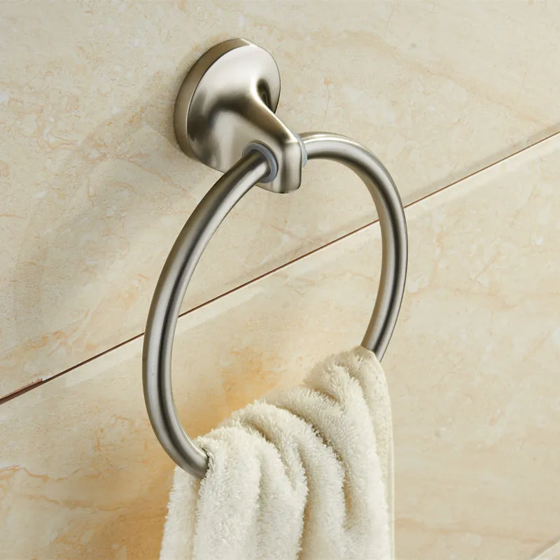 Modern Nickel Wall-Mounted Bathroom Accessories Sets for Bath Fittings