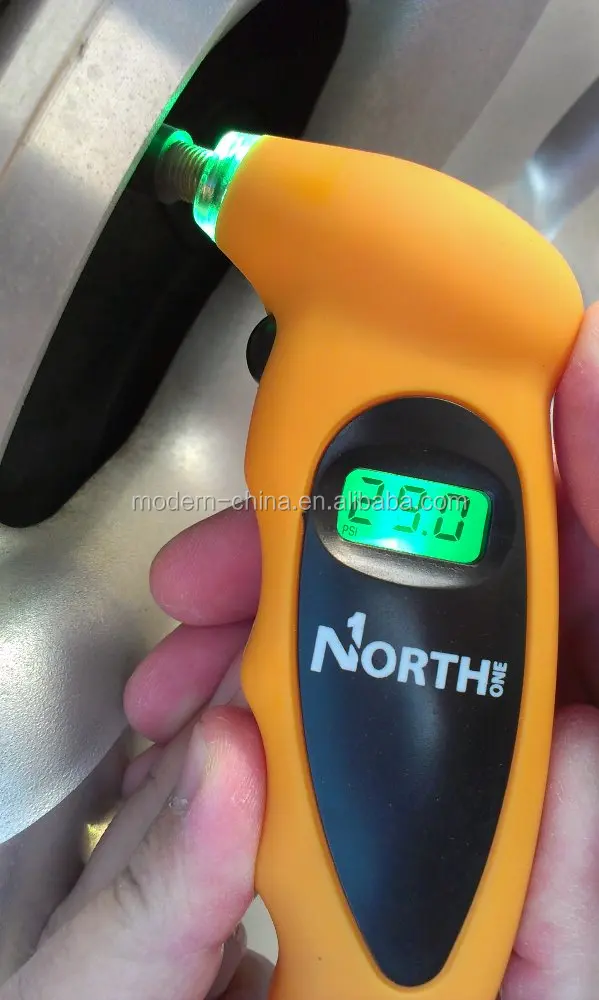 LED light digital tire pressure gauge