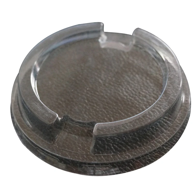 
Food Grade Clear plastic yogurt cup lid disposable plastic PET flat lids coffee cup lids 