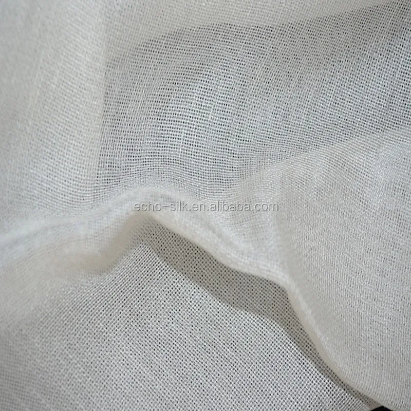 China hot sale silk linen georgette fabric, linen silk blended fabric for skirt blouse