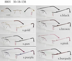 Hot sale Popular Practicability Square Rimless Clip On Sunglasses Uv400 Polarized Prescription Sun Glasses Wholesale