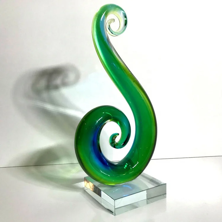 Modern hand blown art murano glass sculptures