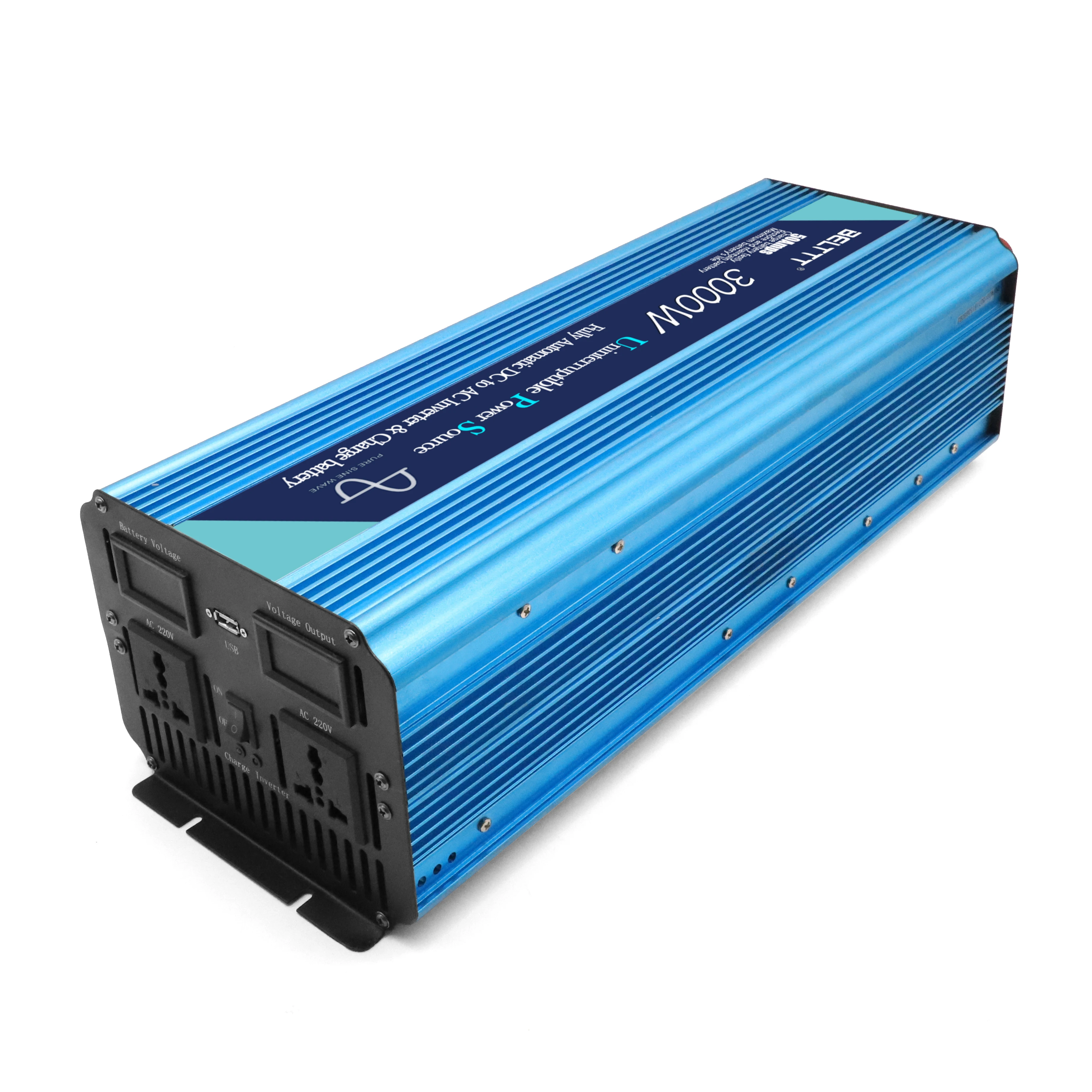 BELTTT 3000w Off Grid Home Solar Inverter UPS Pure Sine Wave Inverter with USB output