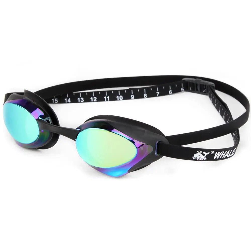 the top 10  best quality hot sale swimming goggle with anti fog for racing competition swimming goggles