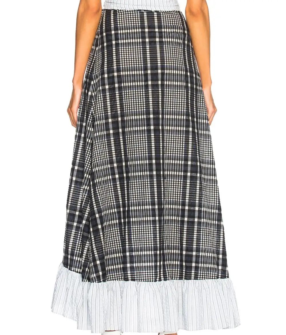 OEM Service Custom New Fashion Women bohemian maxi dance Skirt plus size dress skirts