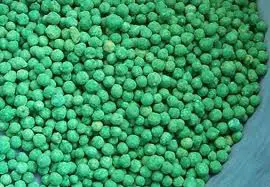Green Granular NPK 10-10-10 Compound Fertilizer Quick Release Agricultural Manufacturer in China