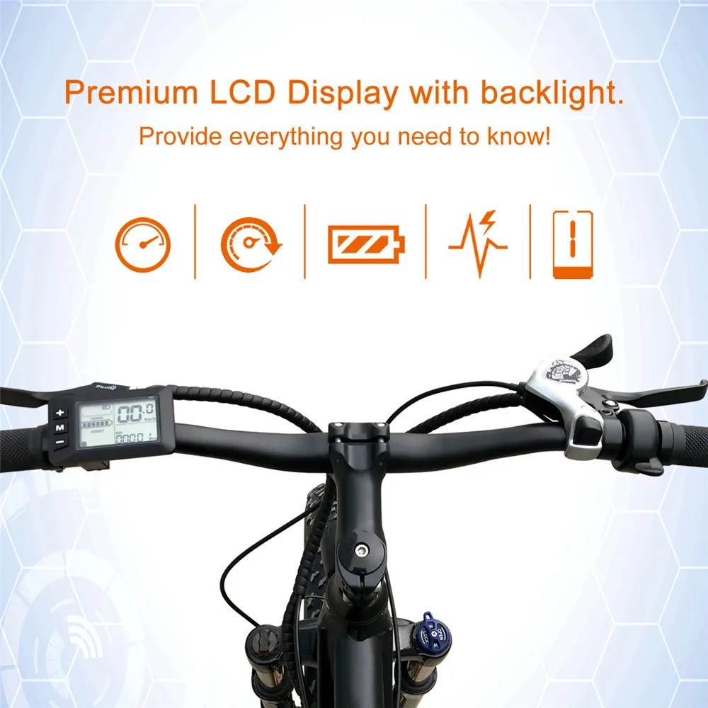 North American market E bike 36V 10AH lithium battery 250w 750W rear brushless hub motor mountain electric bicycle