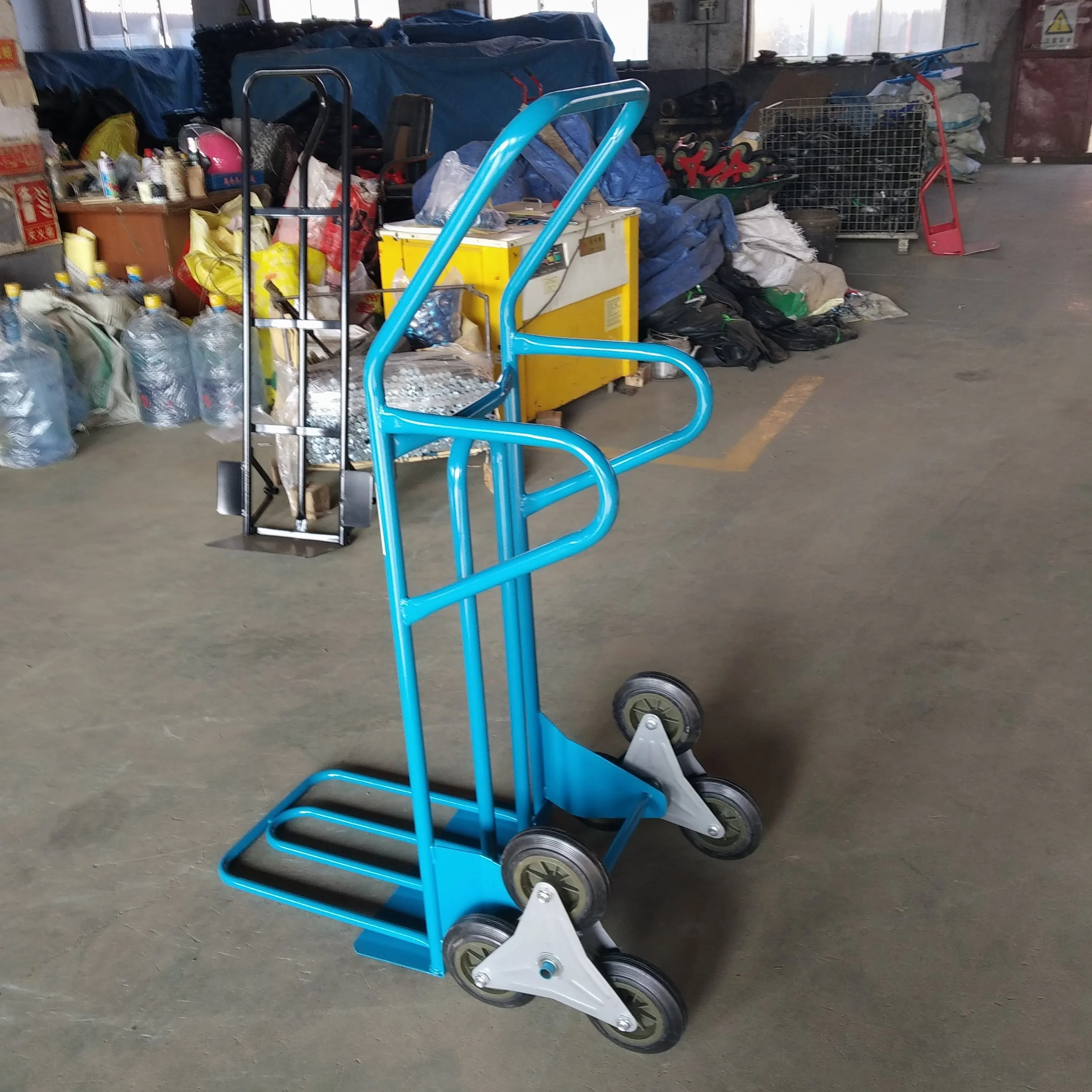 Heavy Duty 6 Wheel Stair Climber Climbing Hand Vehicle