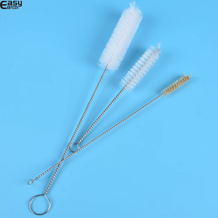 Endoscope double-ended channel cleaning brush