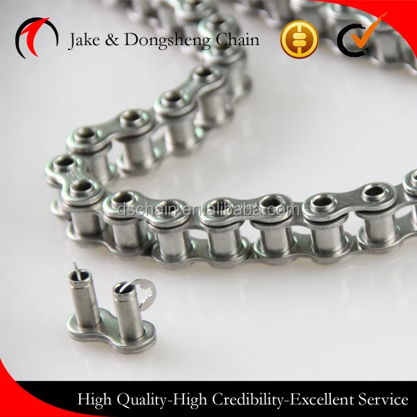 60SS china manufacturer ISO standard food grade conveyor parts stainless roller chain