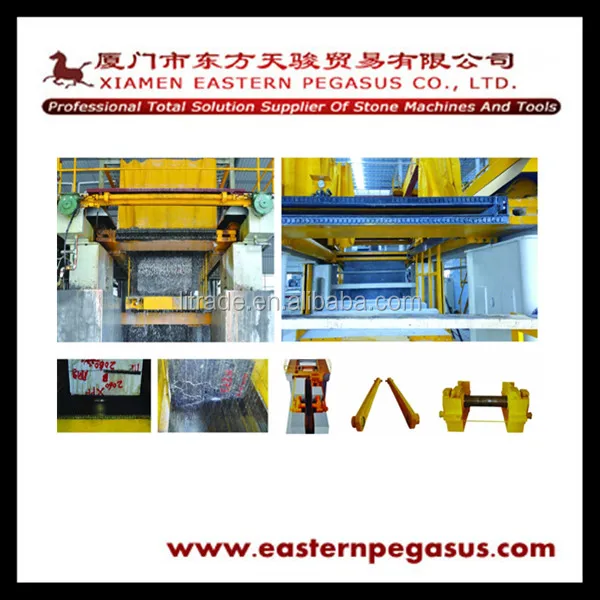 TJBM-80 Gangsaw for marble block stone cutting machine MULTI BLADE GANGSAW