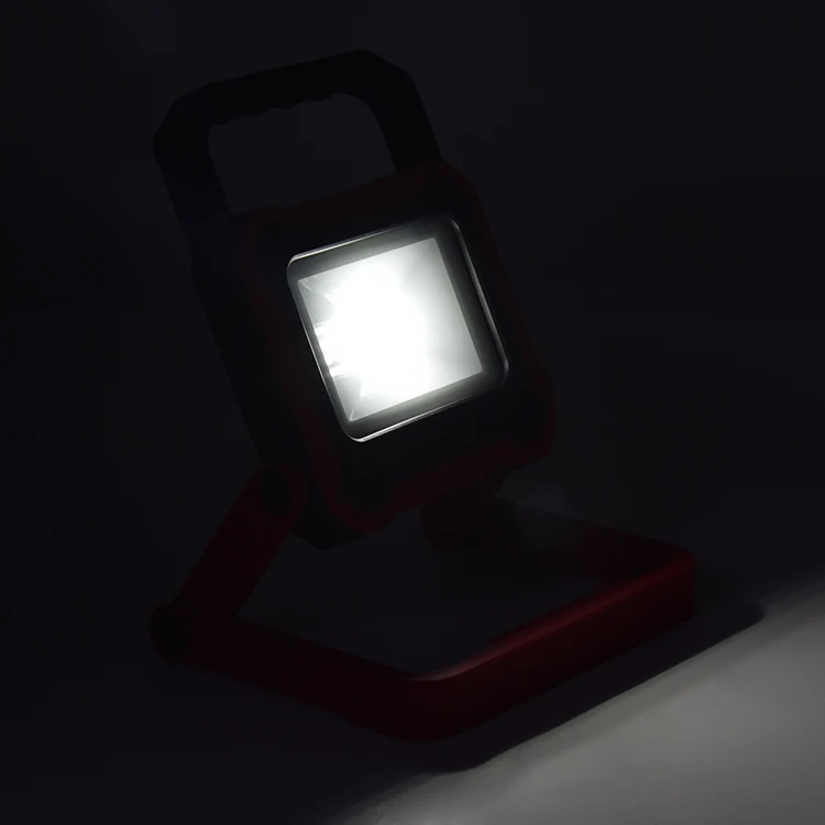 10W 800 Lumen IP54 Waterproof Portable Working Lamp Rechargeable Work Light