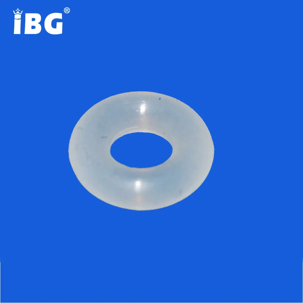 3mm Thickness heat resistant clear Silicone Rubber Round Flat Washer Gasket