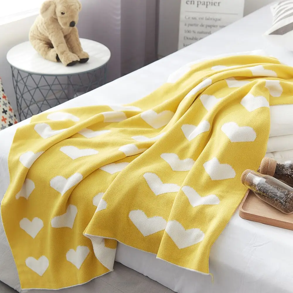 wholesale baby swaddle blanket jacquard organic cotton coral velvet pattern infant blanket