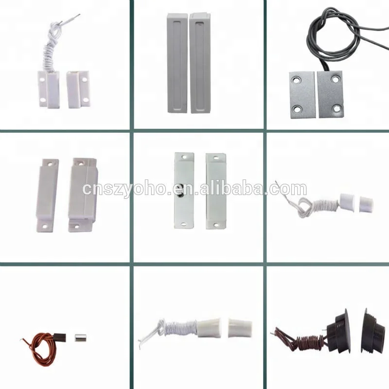 Hot sale door open sensor alarm wired magnetic door/window contact sensor wired door sensor for security alarm system