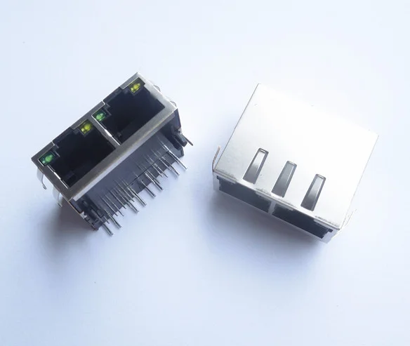 Разъем RJ45 с трансформаторным фильтром 8 светодио дный позиций штекер LED опционально