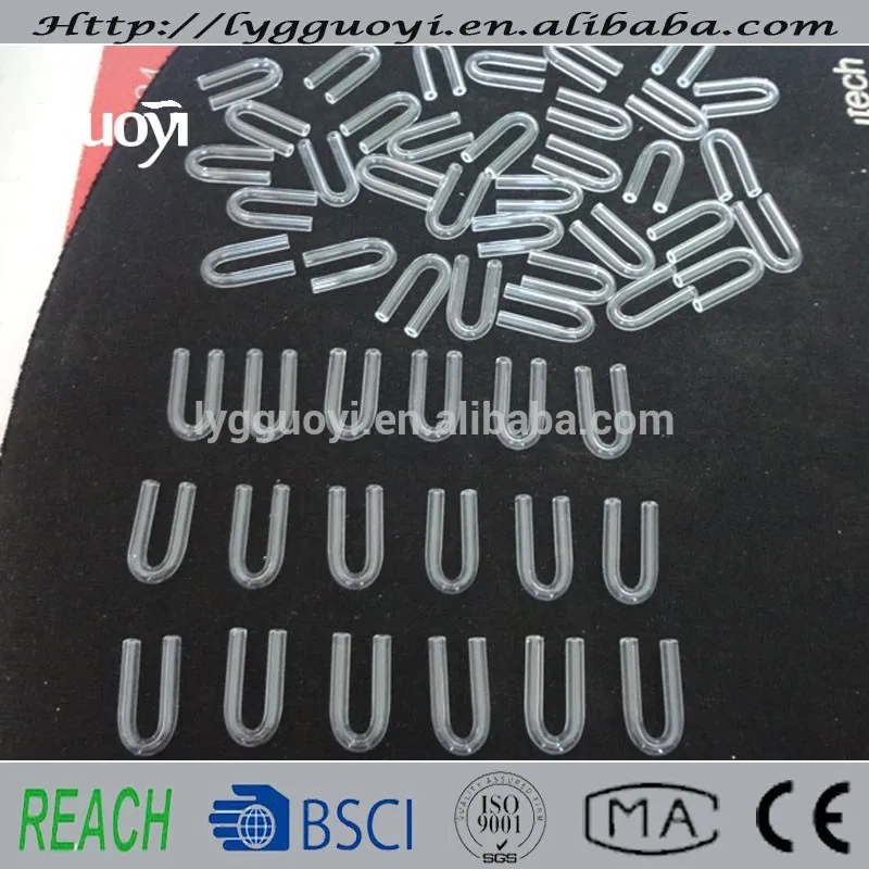 низкая цена u и изогнутых кварцевую трубку для сэмплер