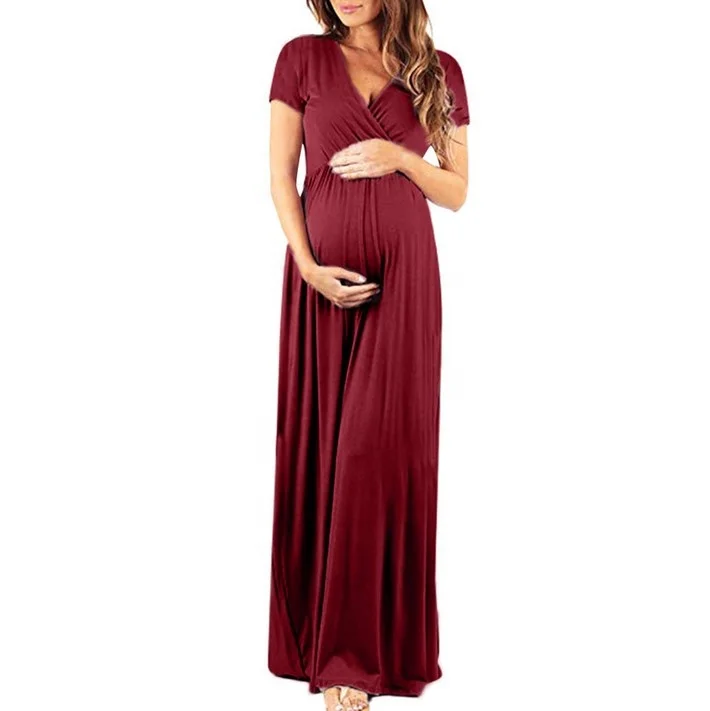 
2019 europe maternity clothes dresses gown summer ladies pregnancy clothes dresses clothing for photography 
