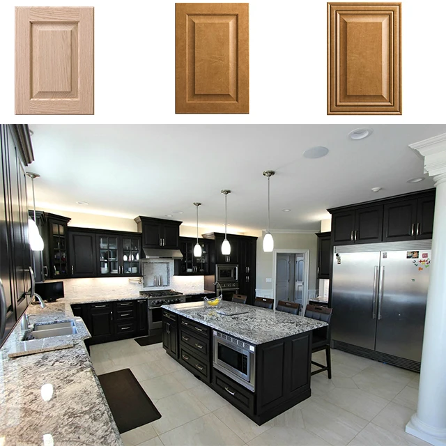 
China Made American Wooden RTA Maple Kitchen Cabinet 