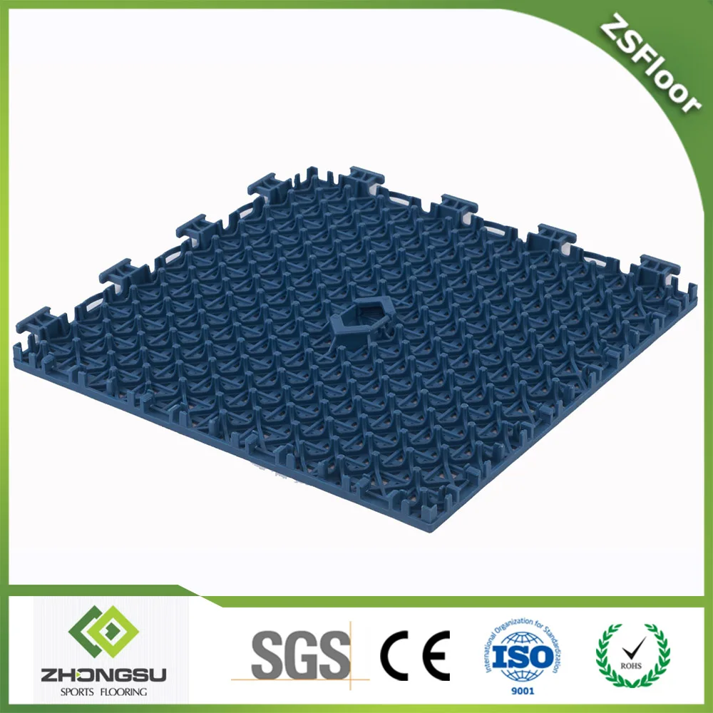 portable/removable  PP modular sports outdoor flooring  for badminton court