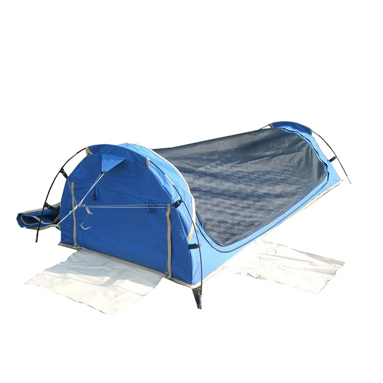 New style outdoor 1-2 person canvas swag tent