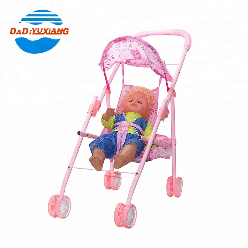 Притворяться игрушка 16 дюймов ic baby born кукла с коляской