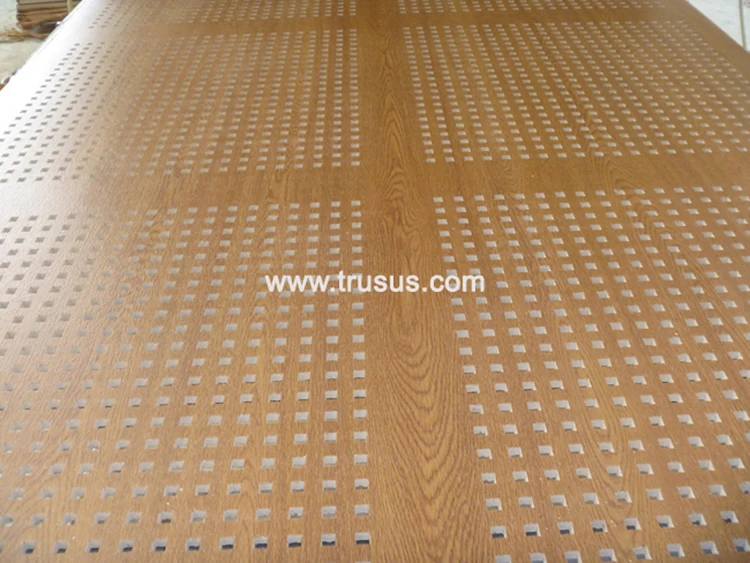 Trusus Paperbacked Adhesive Paper Surface Perforated Drywall Plasterboard