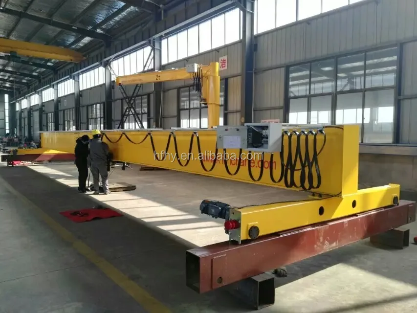 10 Ton Ce Certificate Monorail radio remote control Electric Hoist Single Beam Overhead Crane With Hook