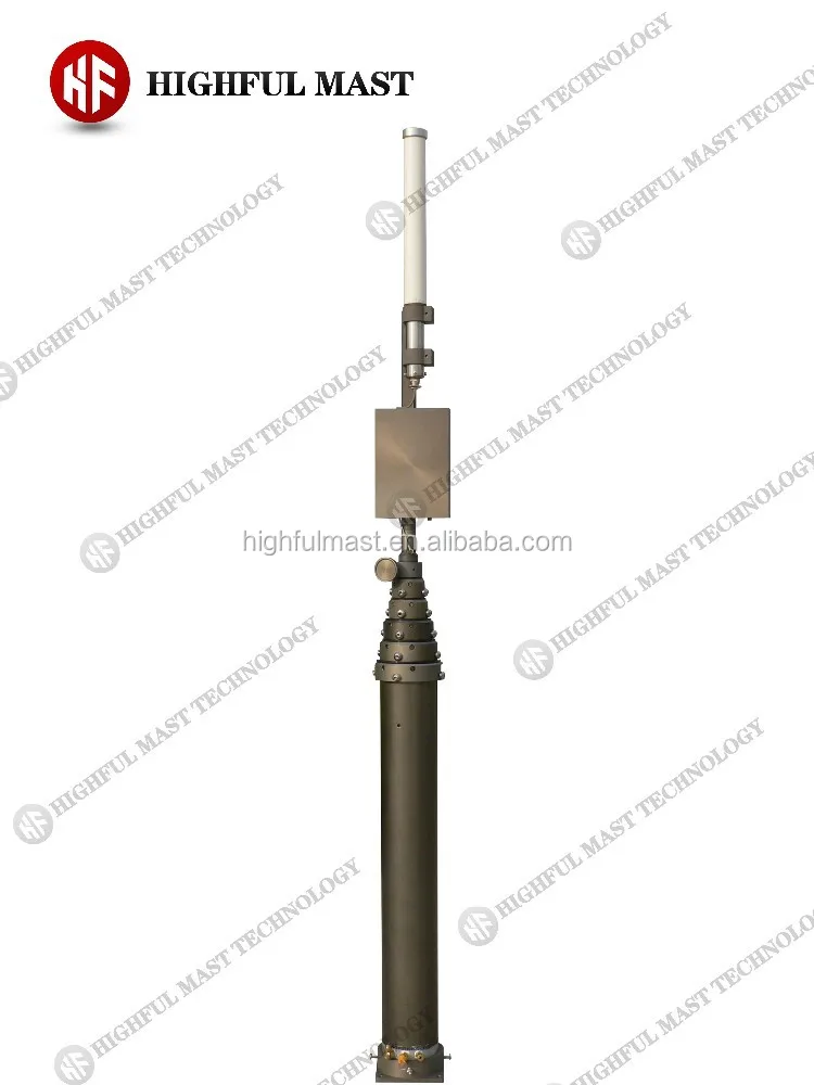 
antenna mast communication tower for radio antenna broadcast telescopic mast 