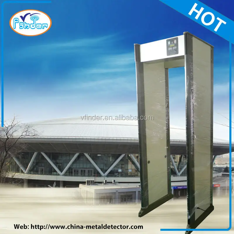 
VW-33Z 33 zone airport door frame walk through metal detector 