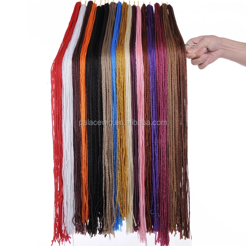 
synthetic 3x box braid hair extensions 30 inch new micro knot zizi box braid long crochet synthetic braiding hair sfro marley 