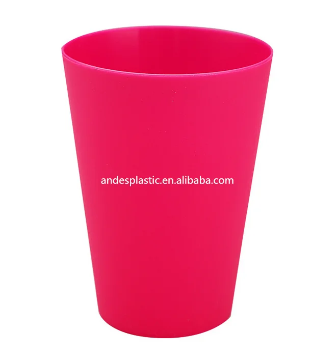 Colorful 12OZ Set Of 6 Plastic Drinking cup