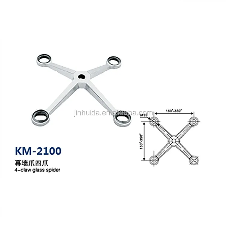 factory supply spider clamps hardware products point fixed glass wall spider fitting