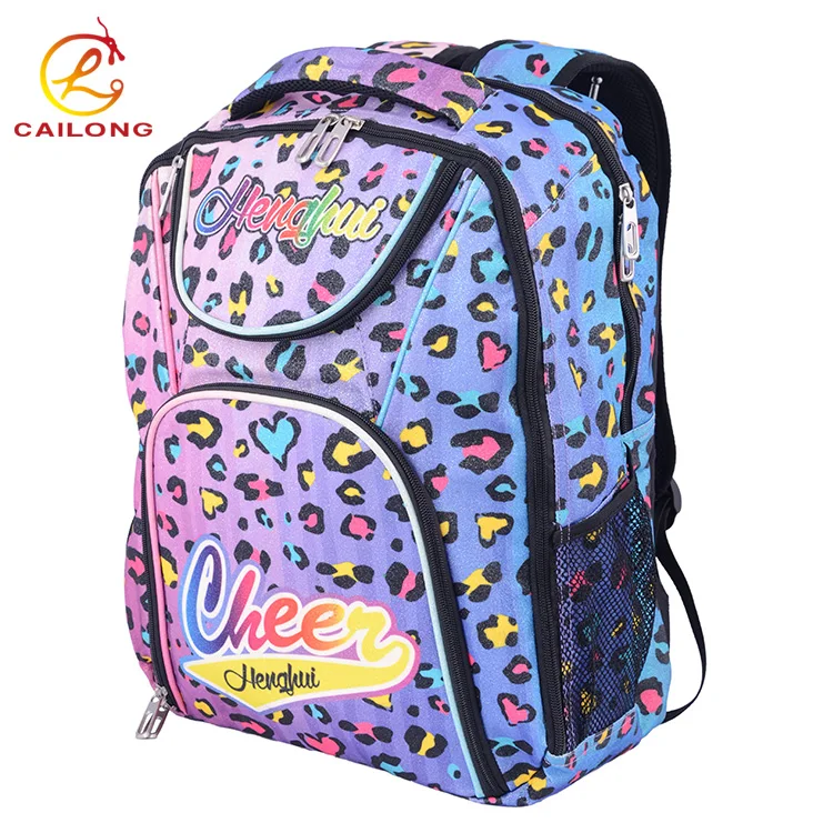 Wholesale sparkle design girls cheap sport backpack