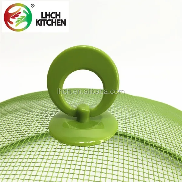
Kitchen table top round color powder coating steel wire mesh food cover dome 