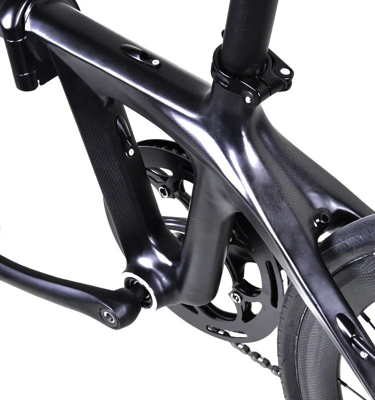 Free Shipping dengfu T800 FULL Carbon Fiber folding  bike carbon fiber racing bikes cycle for kids