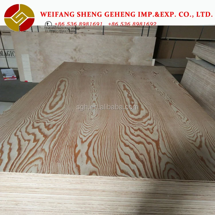 
4.5mm7.5MM 12MM 14.5MM  17.5MM thickness larch brushed plywood hardwood core E1 glue export to Korea market for furniture 